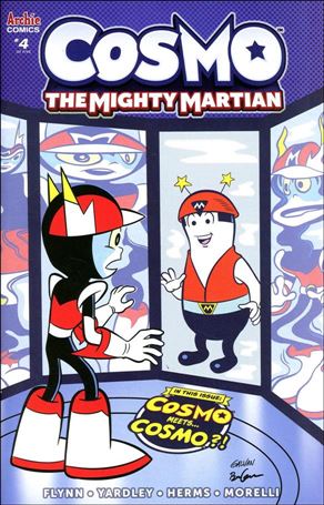 Cosmo the Mighty Martian issue 4-B Bill Galvan Cover
