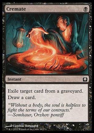Magic the Gathering: Return to Ravnica (Base Set) card 59 Cremate