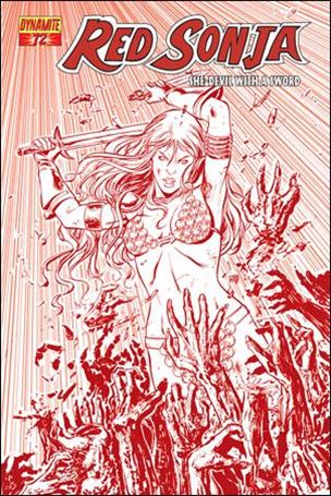 Red Sonja (2005) issue 72-B Walter Geovani Blood Red Cover 1/25