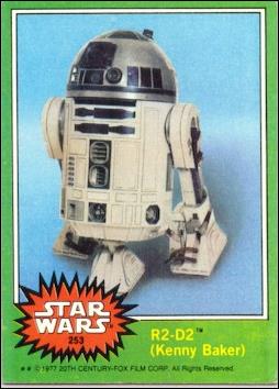 Star Wars: Series 4 (Base Set) card 253 R2-D2 (Kenny Baker)