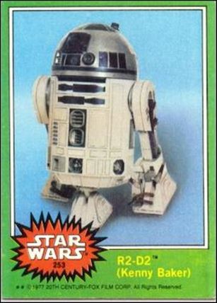 Star Wars: Series 4 (Base Set) card 253 R2-D2 (Kenny Baker)