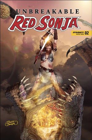 Unbreakable Red Sonja issue 2-E Cosplay Photo Cover