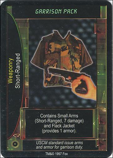 Aliens/Predator (Base Set) card 141 Garrison Pack