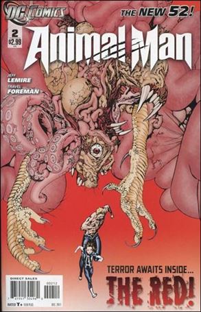 Animal Man (2011) issue 2-B Red Cover (2nd Printing)