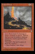 Magic the Gathering: Ice Age (Base Set) card 198 Lava Burst