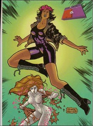 Marvel vs WildStorm (Base Set) card 63 Husk vs Freefall