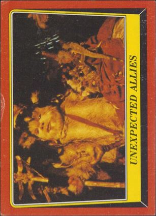 Star Wars: Return of the Jedi: Series 1 (Base Set) card 92 Unexpected Allies