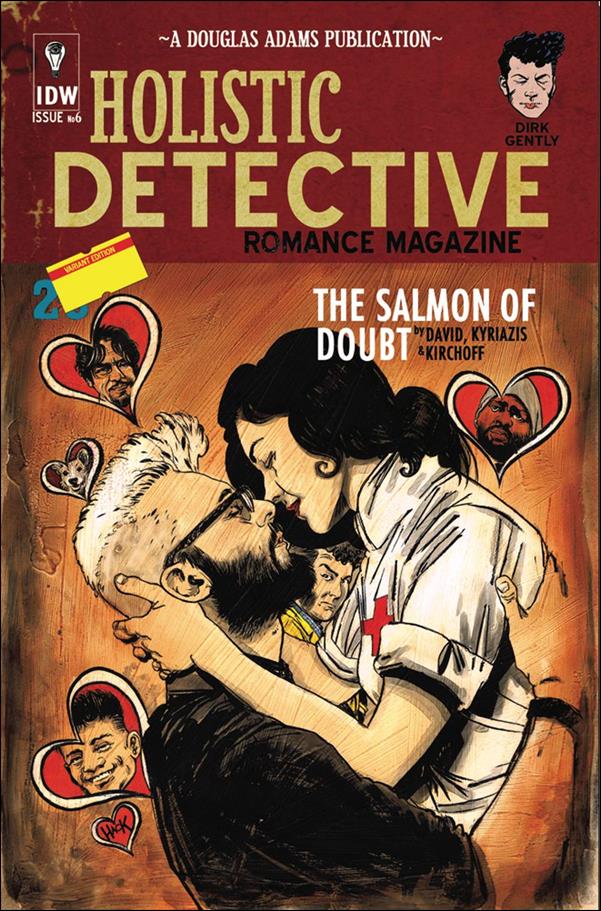 Dirk Gently's Holistic Detective Agency: The Salmon of Doubt issue 6-C Robert Hack 1:10 Cover