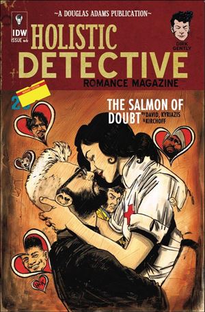 Dirk Gently's Holistic Detective Agency: The Salmon of Doubt issue 6-C Robert Hack 1:10 Cover
