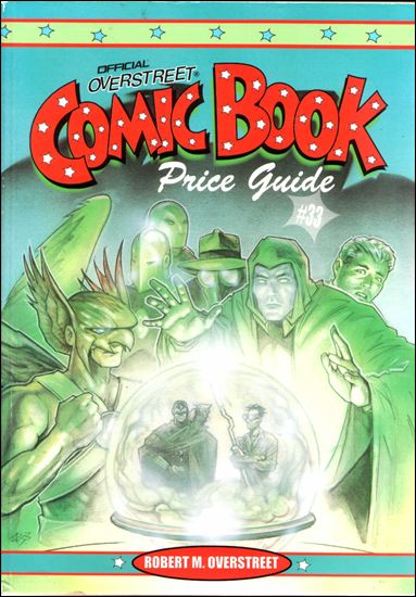Official Overstreet Comic Book Price Guide issue 33 Justice Society of America Cover