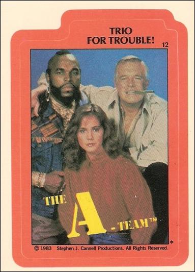 A-Team (Sticker Subset) card 12 Trio for Trouble!
