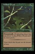 Magic the Gathering: Portal (Base Set) card 193 Willow Dryad