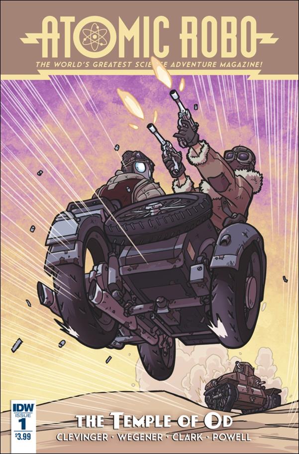 Atomic Robo and the Temple of Od issue 1 Scott Wegener Cover
