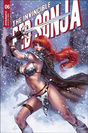 Invincible Red Sonja issue 6-G Elias Chatzoudis Cover