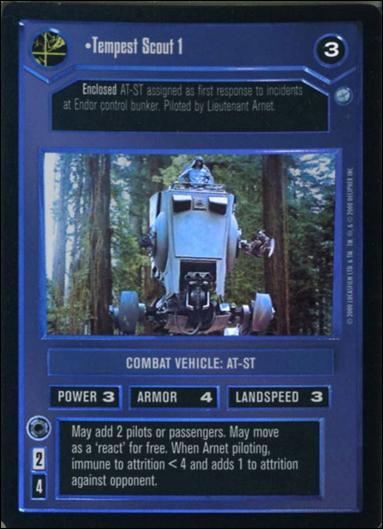Star Wars: Reflections II: Expanding the Galaxy (Base Set) card 75 Tempest Scout 1