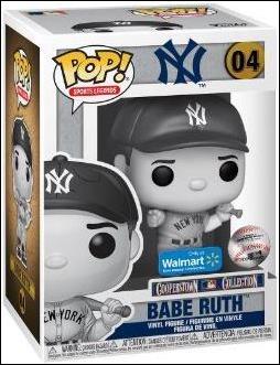 POP! Sports Legends figure 4 Babe Ruth (B&W) Walmart Exclusive