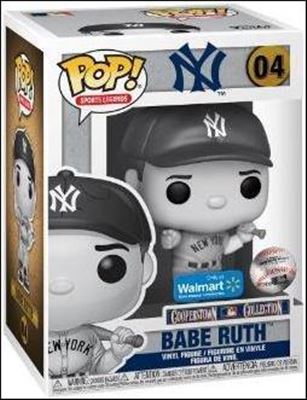 POP! Sports Legends figure 4 Babe Ruth (B&W) Walmart Exclusive