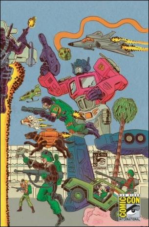 Transformers vs G.I. Joe issue 1-J Tom Scioli SDCC Cover 1/600