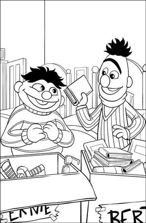 Sesame Street (2024) issue 2-C Beth Hughes B&W Coloring Book Cover