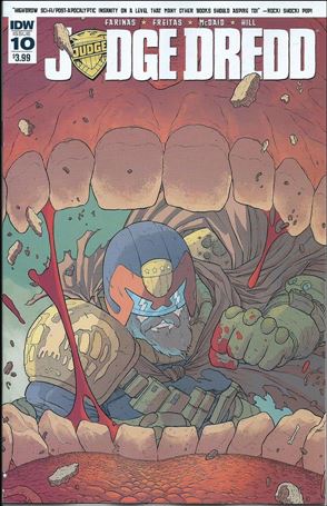 Judge Dredd (2015) issue 10 Ulises Farinas Cover