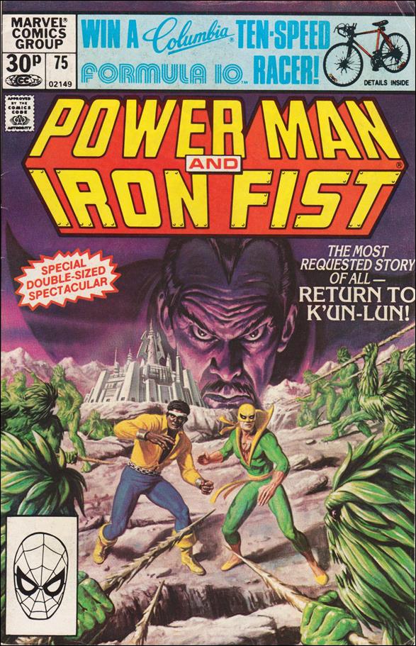 Power Man and Iron Fist (1978) issue 75-B UK Price Cover