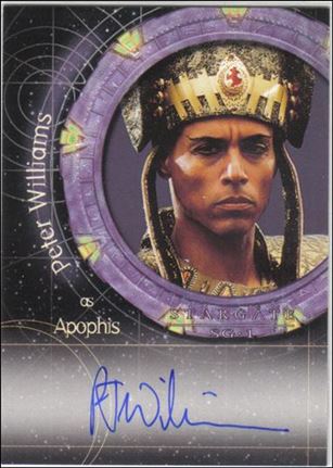 Stargate SG-1 Premiere (Autograph Subset) card A6 Peter Williams as Apophis