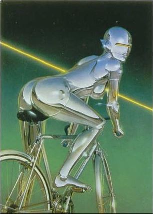 Sorayama: Sexy Robots And Pinups (Base Set) card 58 Free Wheeling