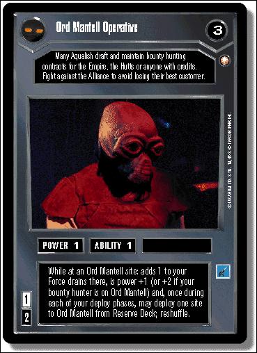 Star Wars: Special Edition Limited (Base Set) card 26 Ord Mantell Operative