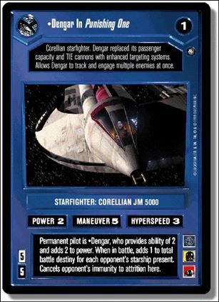 Star Wars: Enhanced Cloud City (Base Set) card 7 Dengar In Punishing One
