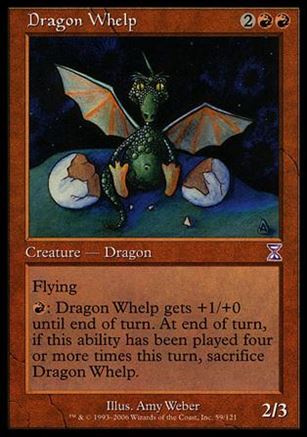 Magic the Gathering: Time Spiral (Timeshifted Subset) card 59 Dragon Whelp