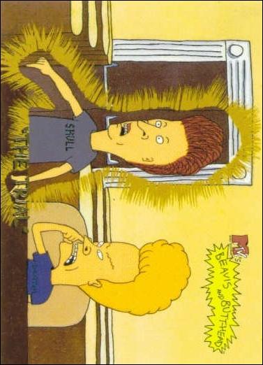 Beavis and Butt-Head (Base Set) card '4169' "The Trial"