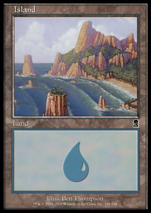 Magic the Gathering: Odyssey (Base Set) card 336 Island