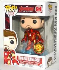 POP! Marvel figure 94-B Iron Man (Unmasked) Funko Asia Exclusive