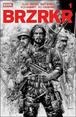 BRZRKR issue 1-SO Jay Anacleto Sanctum Santorum Comics Cover