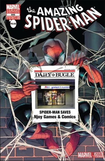 Amazing Spider-Man (1963) issue 666-PC Njoy Games & Comics Daily Bugle Cover
