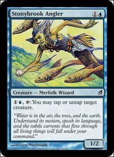 Magic the Gathering: Lorwyn (Base Set) card 90 Stoneybrook Angler
