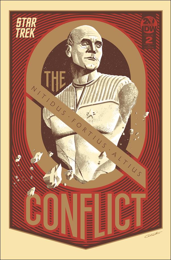 Star Trek: The Q Conflict issue 2-C George Caltsoudas 1:10 Cover