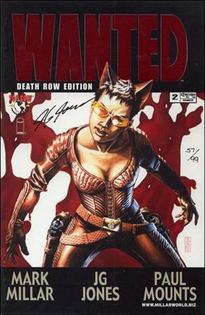 Wanted (2003) issue 2-D DF Death Row Red Foil signed by J.G Jones 1/99