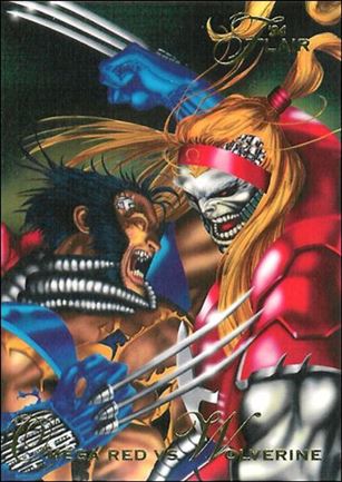 Marvel Annual Flair '94 (Base Set) card 86 Omega Red vs Wolverine