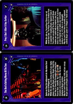 Star Wars: Enhanced Cloud City (Base Set) card 5 This Deal Is Getting Worse All The Time / Pray I..