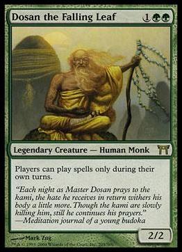 Magic the Gathering: Champions of Kamigawa (Base Set) card 205 Dosan the Falling Leaf