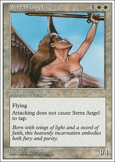 Magic the Gathering: Anthologies (Base Set) card 15 Serra Angel