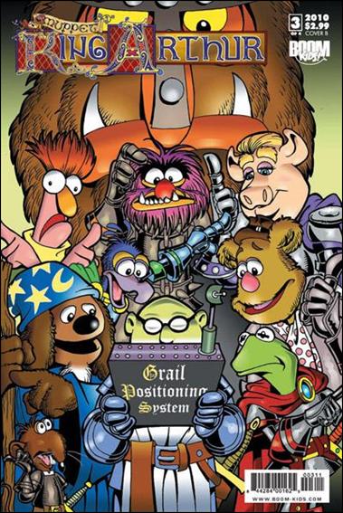 Muppet King Arthur issue 3-B James Silvani Cover