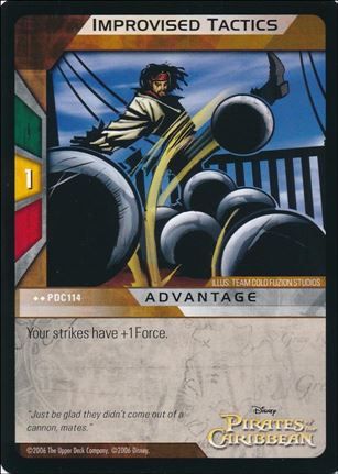 Pirates of the Caribbean - Dead Man's Chest (Base Set) card PDC114 Improvised Tactics
