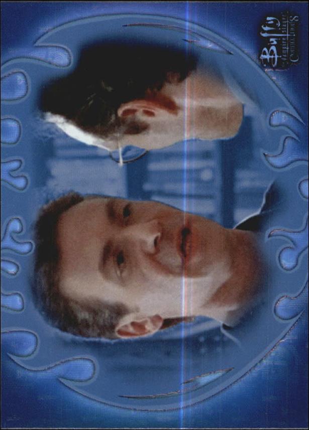 Buffy the Vampire Slayer: Connections (Base Set) card 48 Giles + Ethan Rayne: Hate Connection