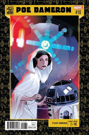 Poe Dameron issue 10-B Stuart Immonen Star Wars 40th Anniversary Cover