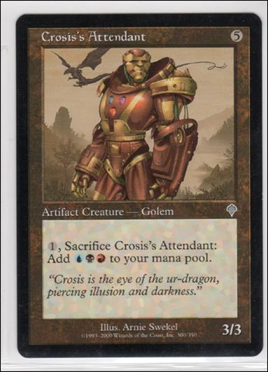 Magic the Gathering: Invasion (Base Set) card 300 Crosis's Attendant