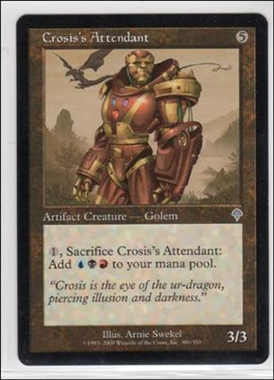 Magic the Gathering: Invasion (Base Set) card 300 Crosis's Attendant