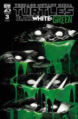 Teenage Mutant Ninja Turtles: Black, White, & Green issue 3 Jock Cover