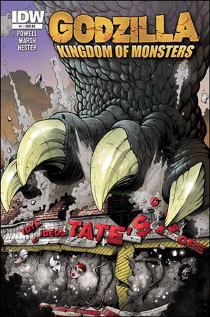 Godzilla: Kingdom of Monsters issue 1-OL Tate's Comics Cover 1/500
